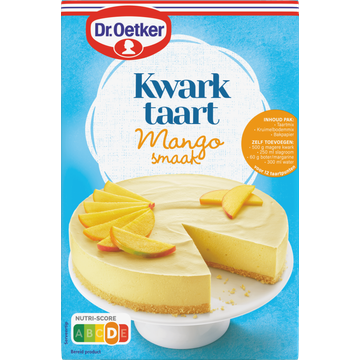 Dr. Oetker Kwarktaart Mangosmaak Bakmix 440 g