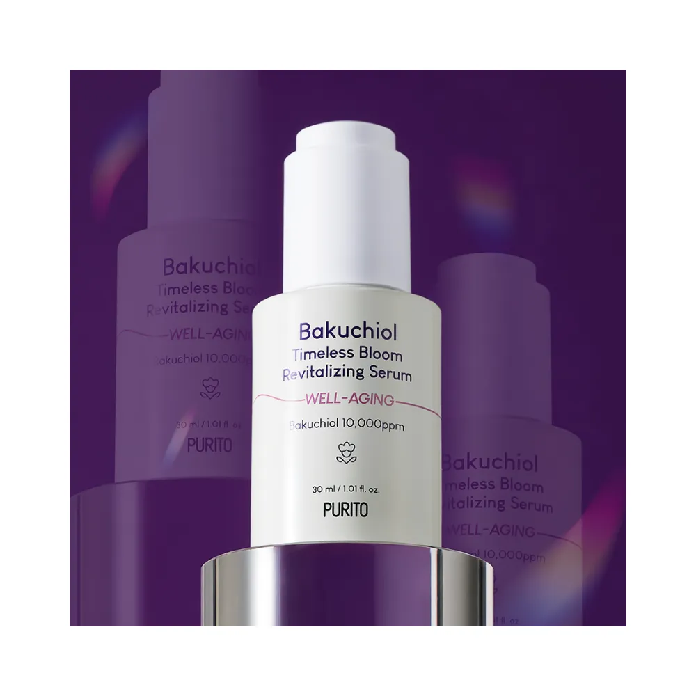 Purito Bakuchiol Timeless Bloom Revitalizing Serum - 30 ml.