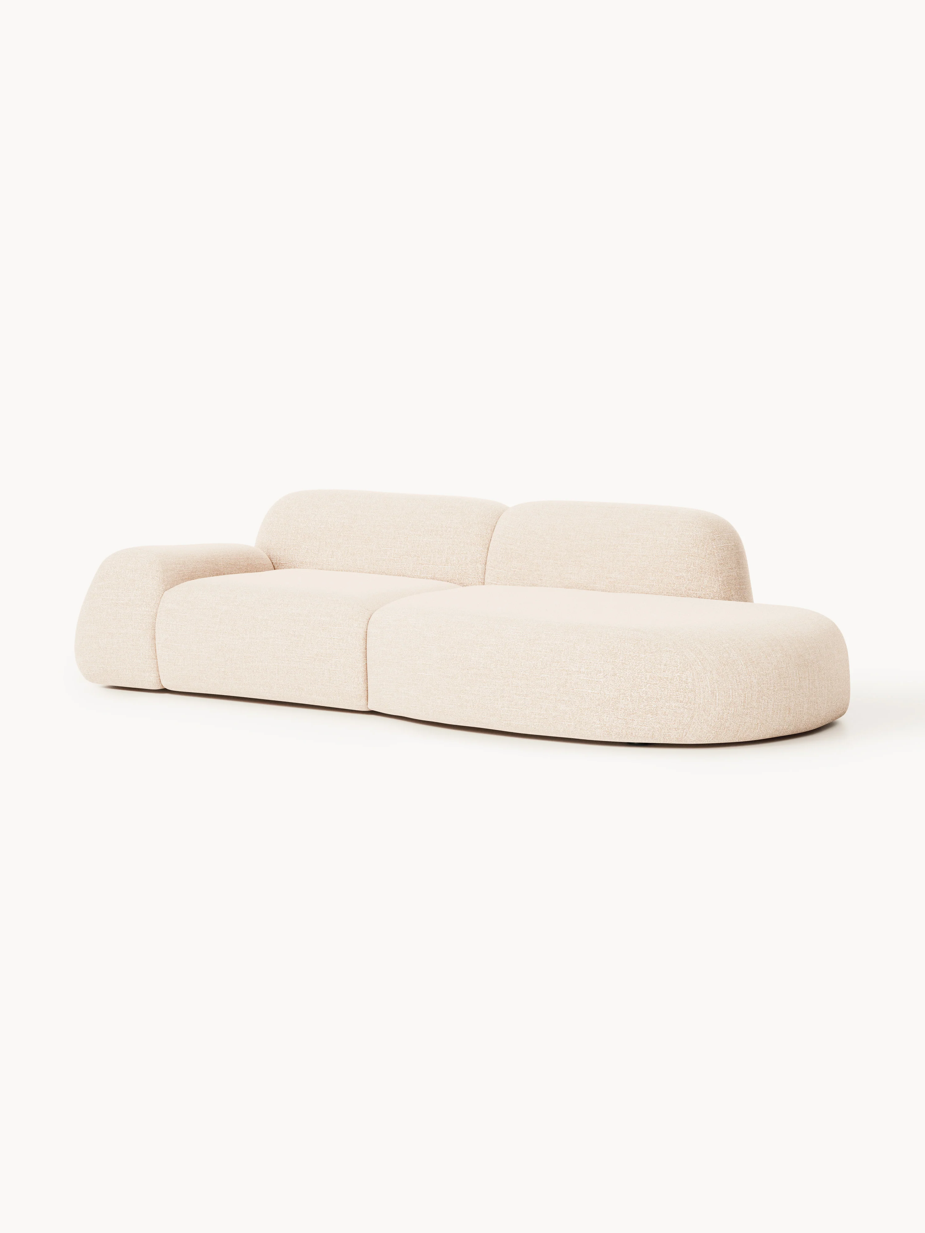 Modulaire bouclé chaise Wolke (3-zits)