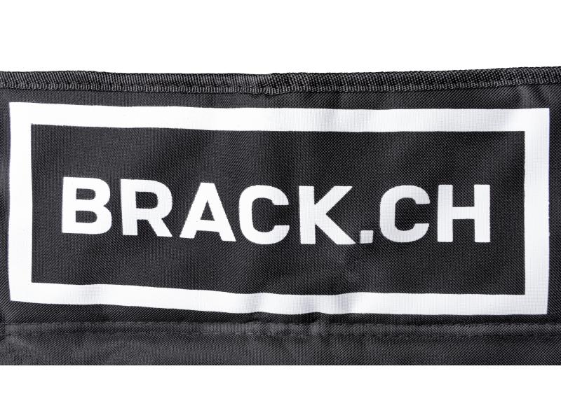 BRACK.CH Campingstuhl pro Alu 90 cm Schwarz Klapp-Campingstuhl