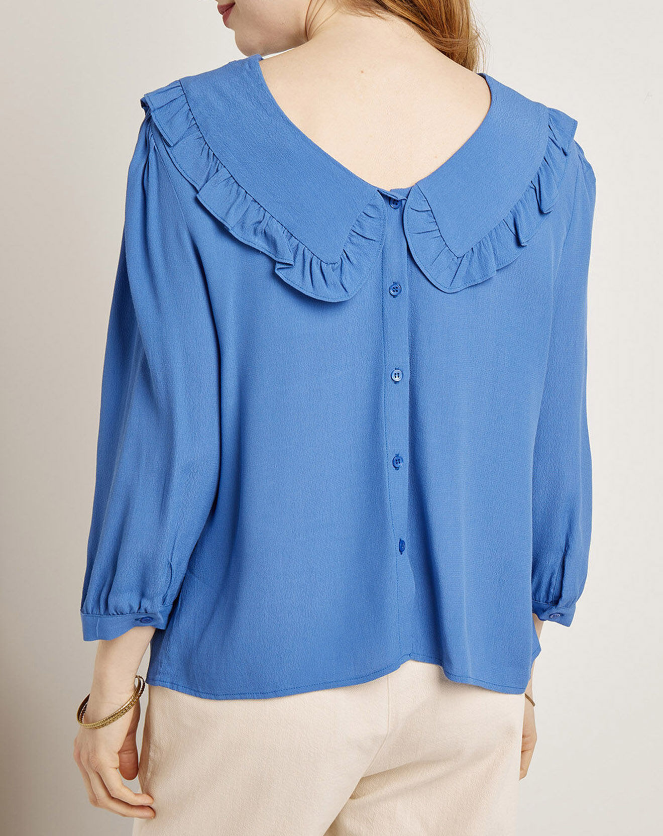 See u Soon Blouse fluide Aya bleue