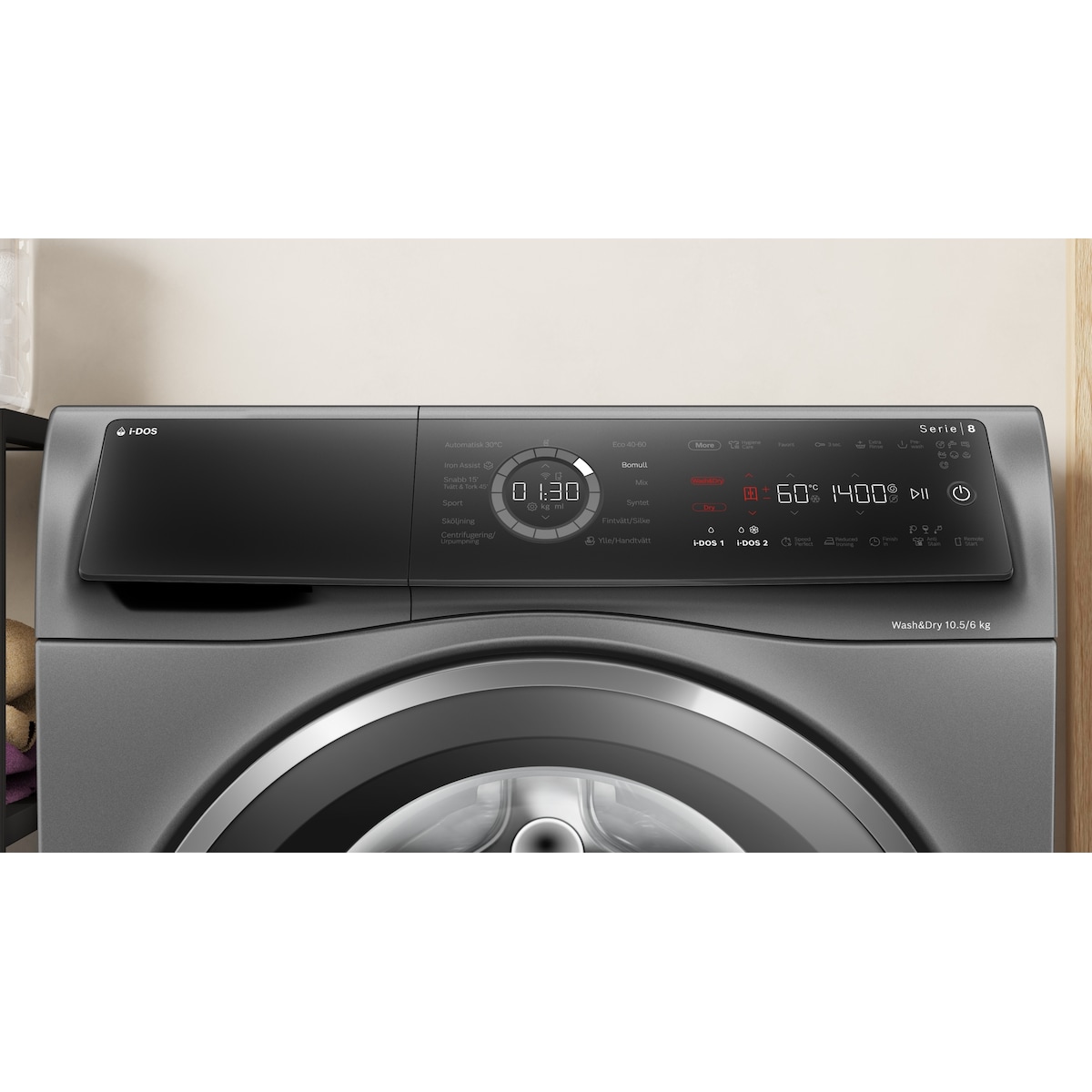 Bosch Kombinert vaskemaskin/tørketrommel WNC254ARSN