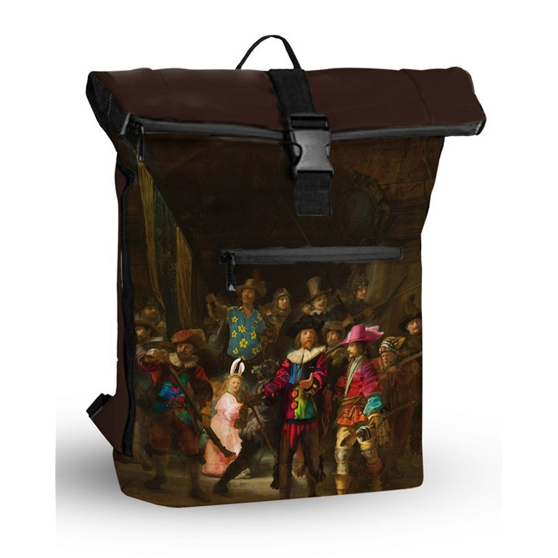 New Rebels Mart Art New York Rolltop Backpack Nachtwacht