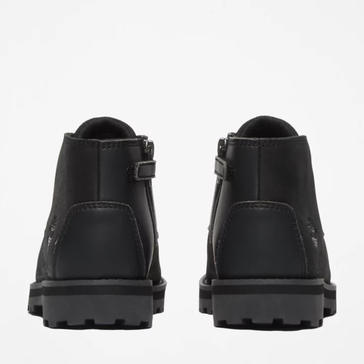 Bota Chukka Infantil Courma Kid na cor preta