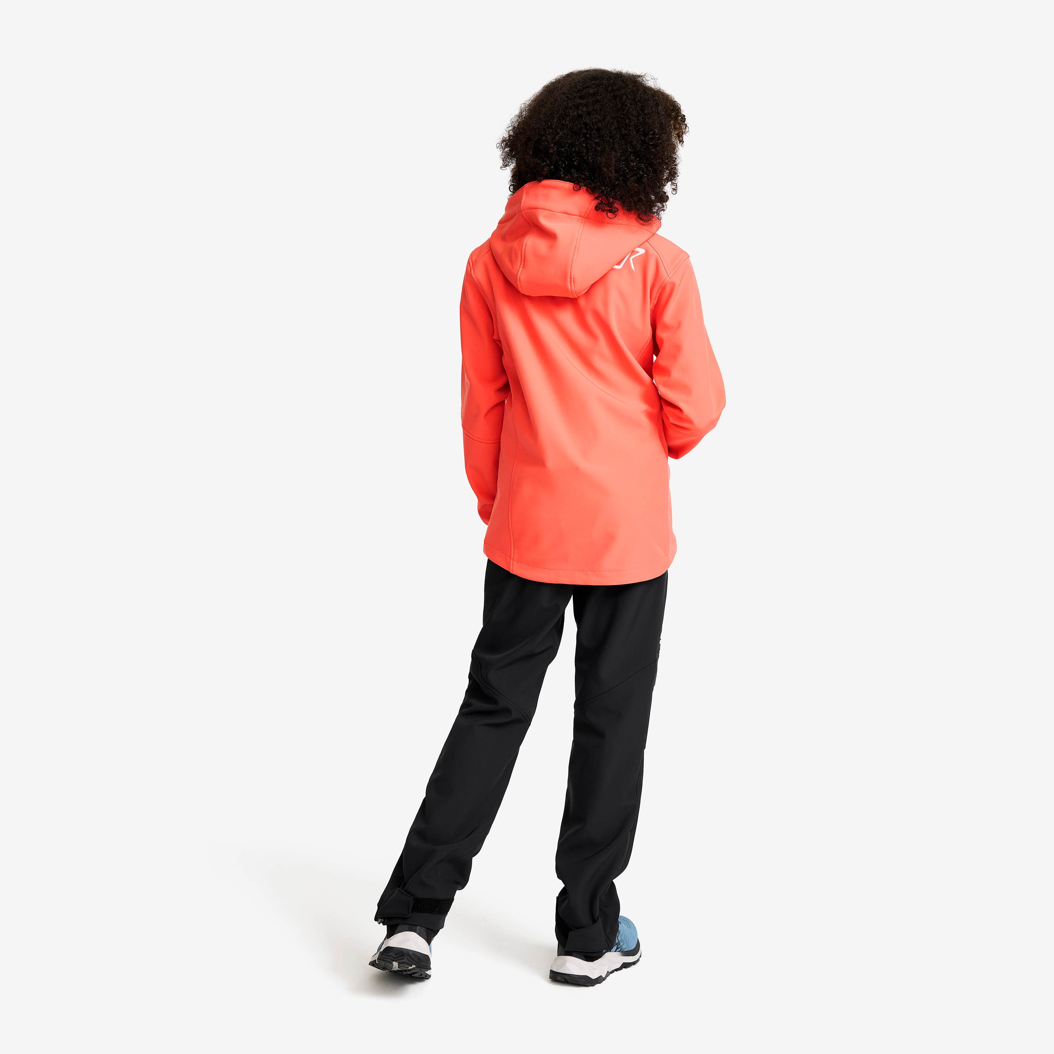 Hiball Softshell Jacket Teens Hot Coral