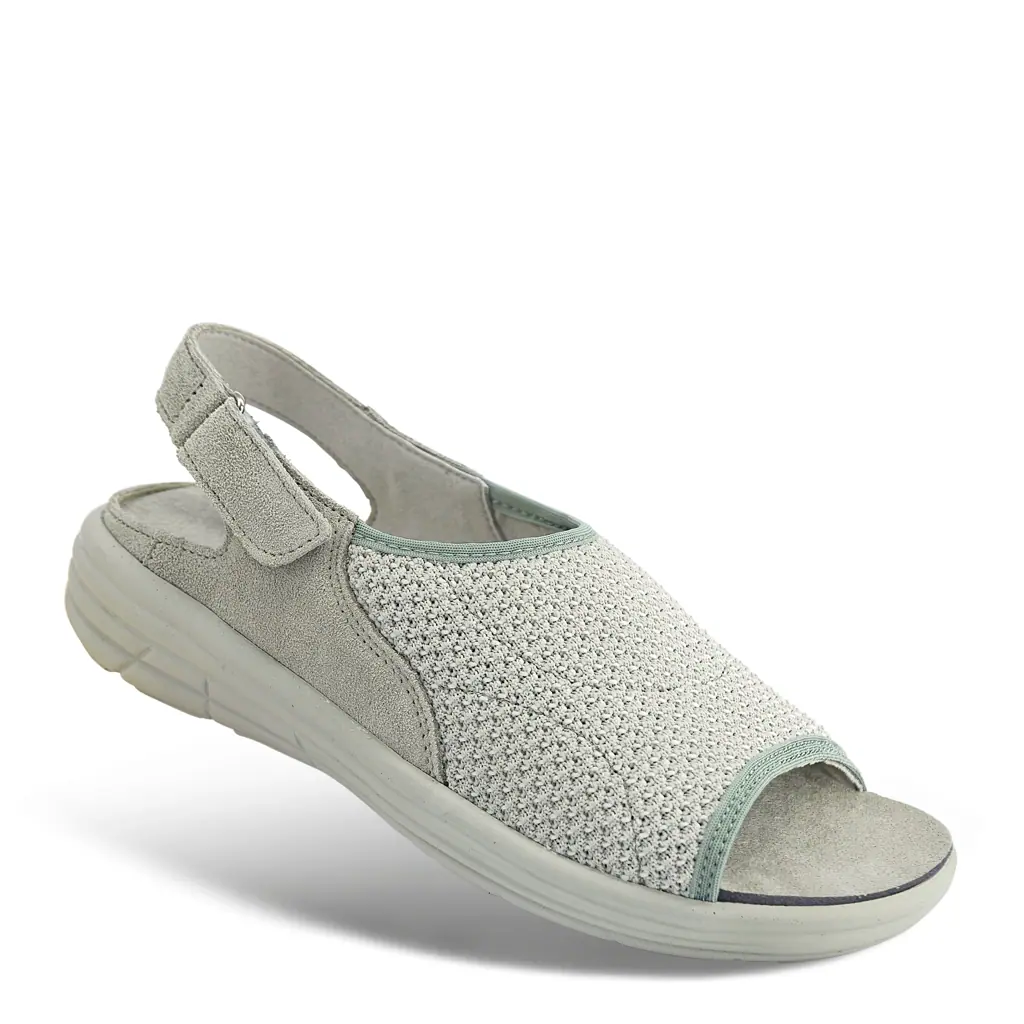 Sandalen - Stretch-Sandale NIKA hellgrau