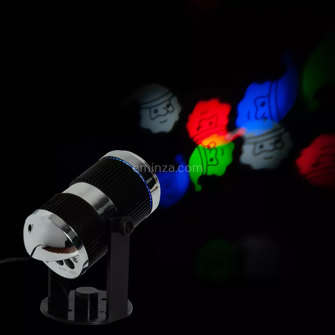 Projecteur de façade LED Père Noël Multicolore