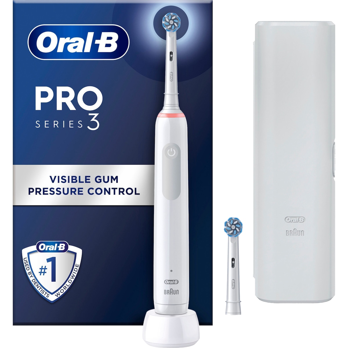 Oral-B Pro 3 elektrisk tannbørste 759929 (hvit)