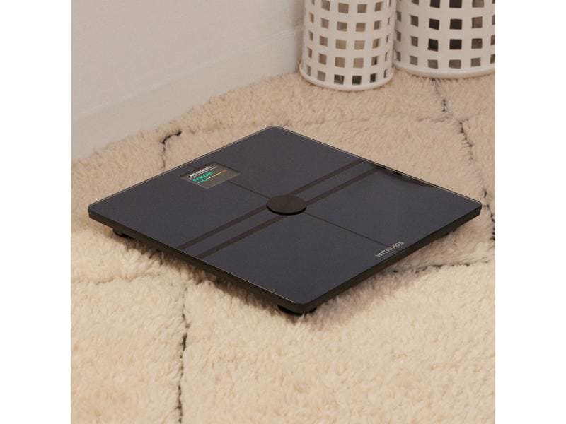 Withings Körperanalysewaage Body Comp Schwarz WLAN-Personenwaage