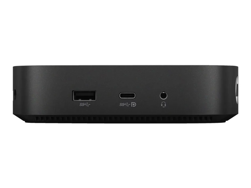 HP t430 v2 - Tynd klient - DTS 1 x Celeron N4020 / op til 2.8 GHz - RAM 4 GB - flash - eMMC 32 GB - eMMC 5.1 - UHD Graphics 600 - Gigabit Ethernet - HP ThinPro 64-bit - skærm: ingen - tastatur: Internationalt engelsk - TAA-kompatibel