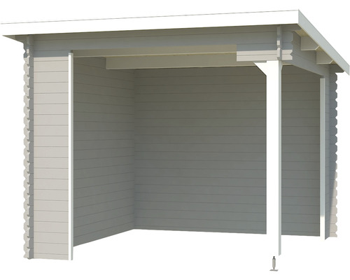 Gazebo Outdoor Life Buffalo 275 x 275 cm lichtgrijs