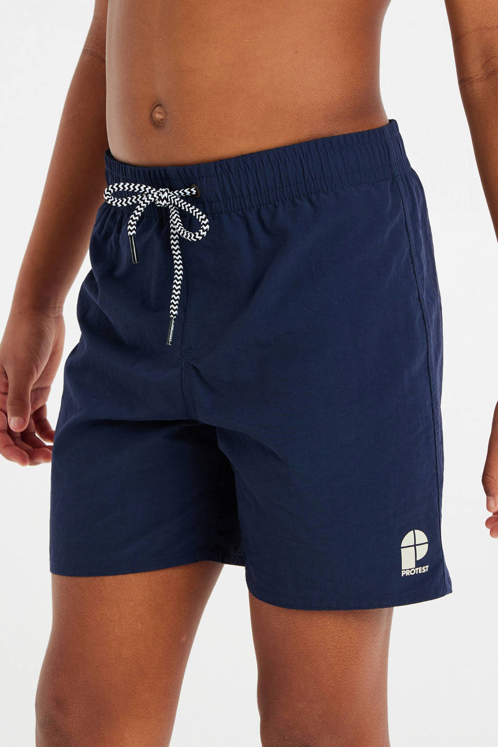 zwemshort CULTURE JR blauwzwart