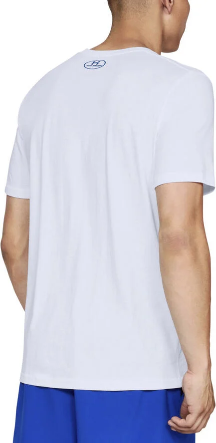 Under Armour Big Logo Traenings T Shirt Hvid