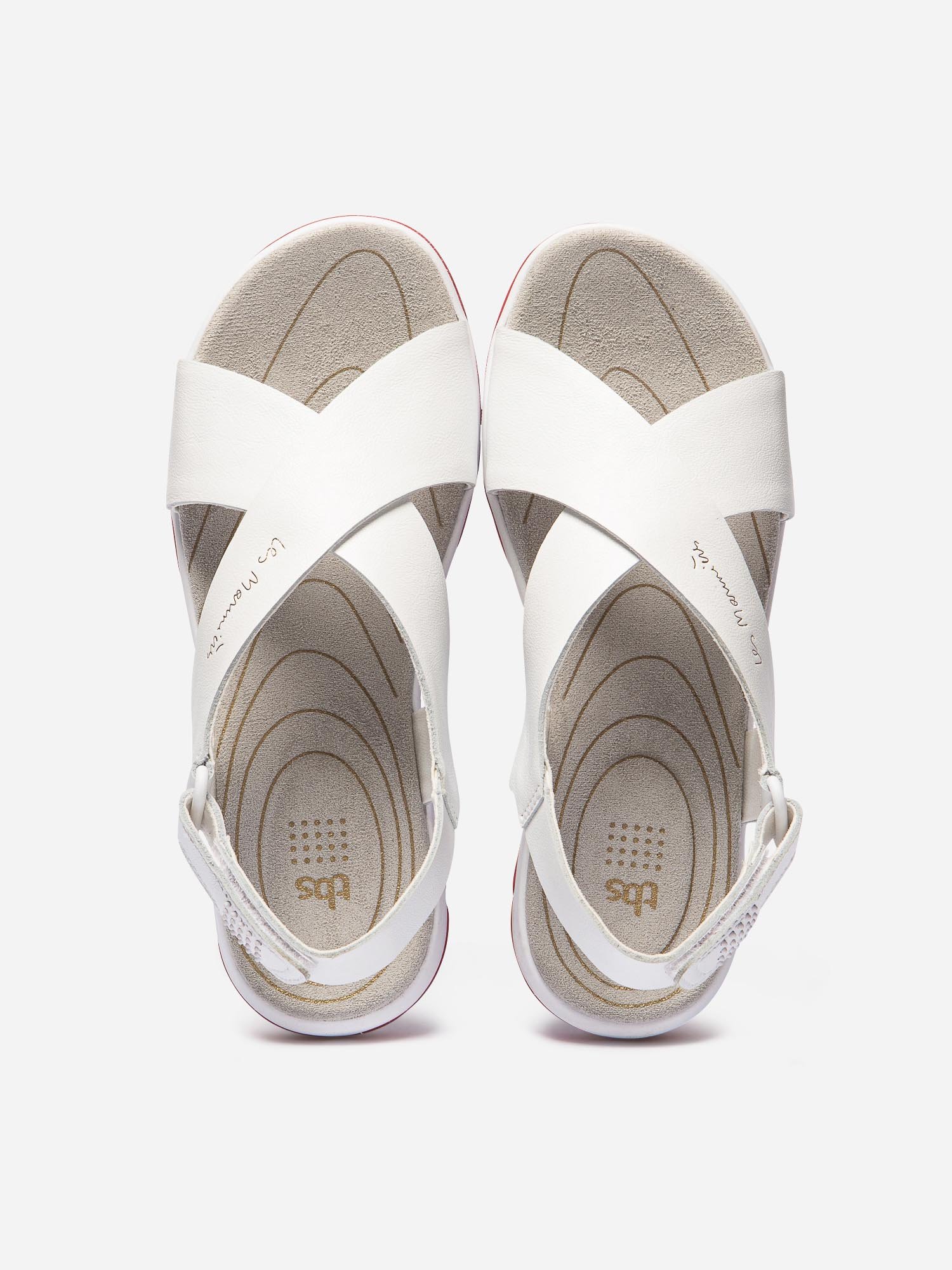 Sandales Femme Semelle Technique Cuir Blanc