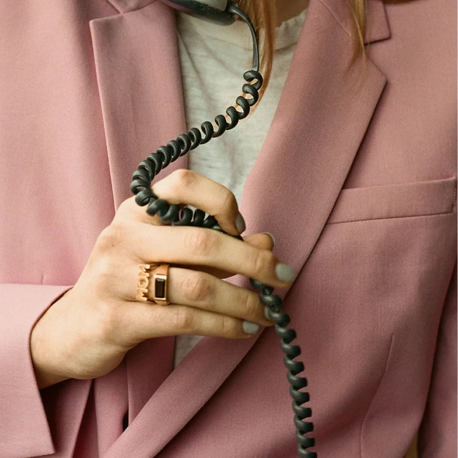 Maria Black Mom Ring 22 kt. Forgyldt Sølv 500364