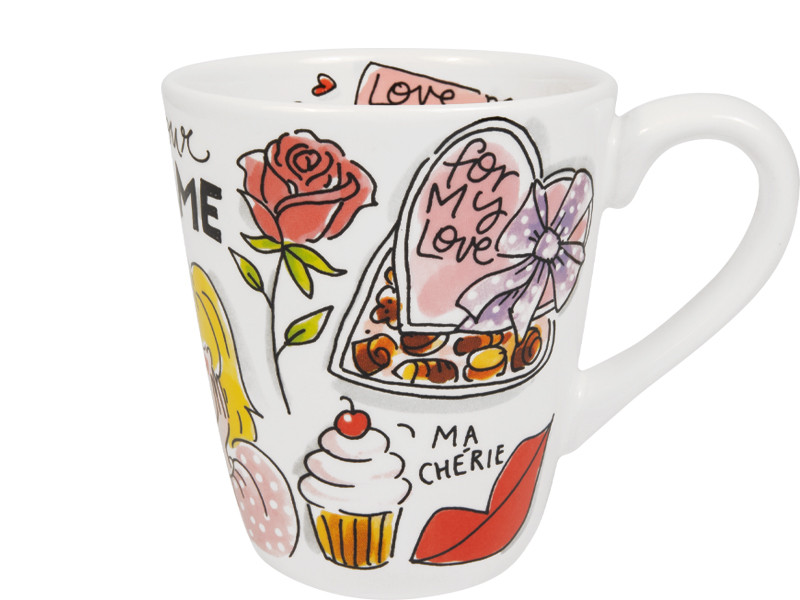 Beker 0.35L Valentijn Madame