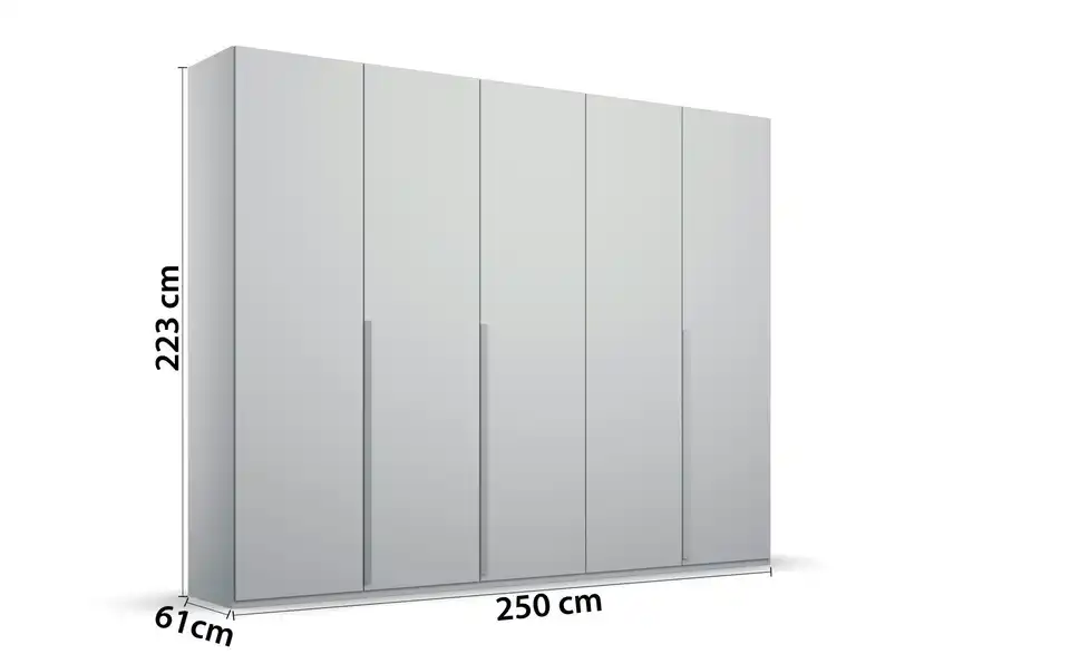 Drehtürenschrank 251 cm