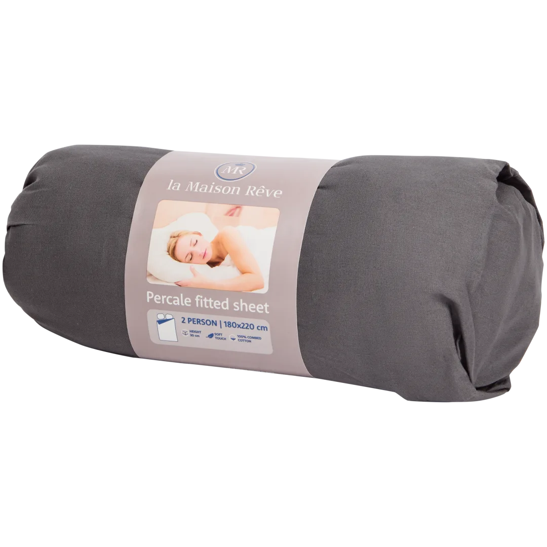 Drap-housse en percale de coton La Maison Rêve