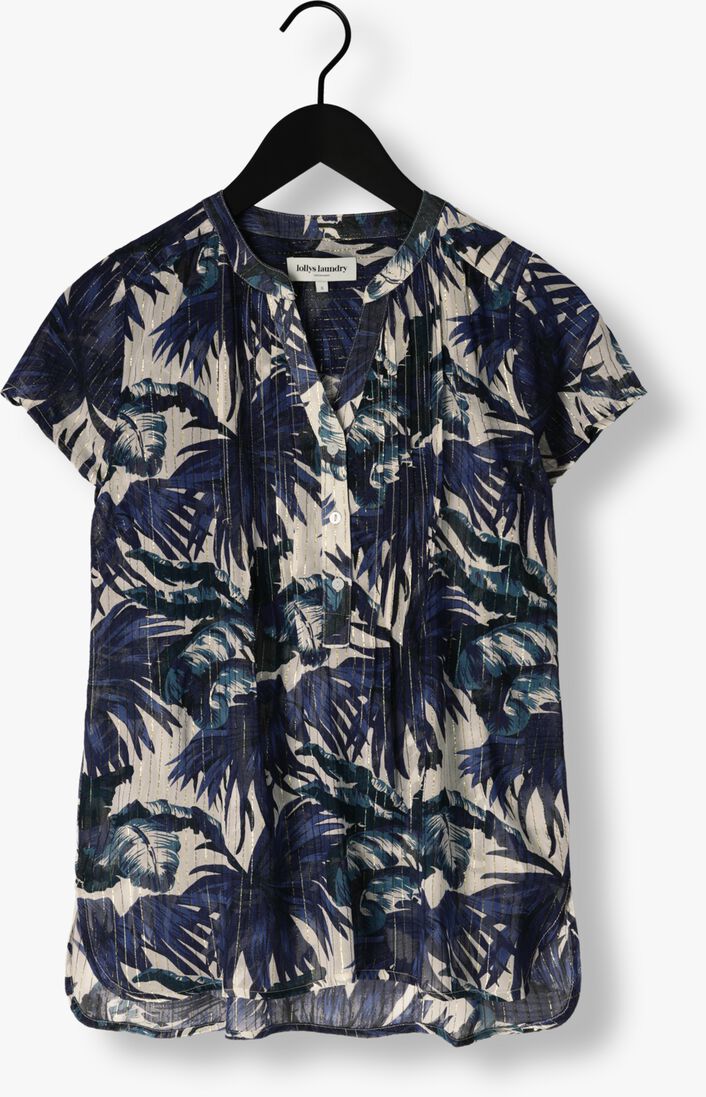 LOLLYS LAUNDRY blauwe lollys laundry top heatherll top ss