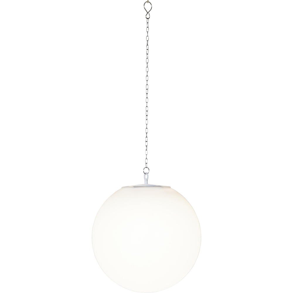 LED Solar Hanglamp Globy in Wit 0,25W IP65 met Schemersensor