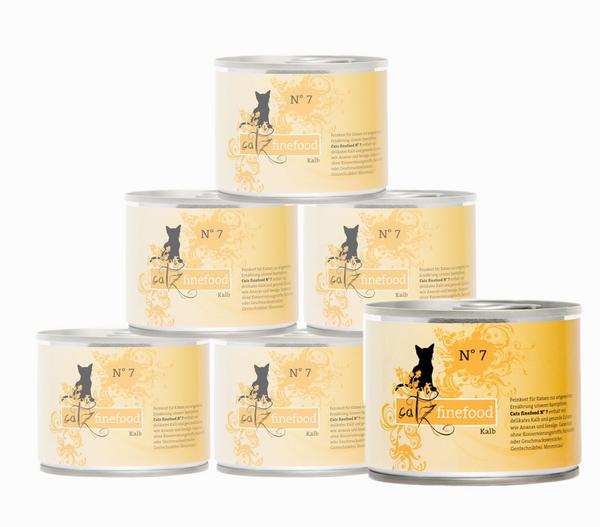 catz finefood Nassfutter für Katzen, 6 x 200