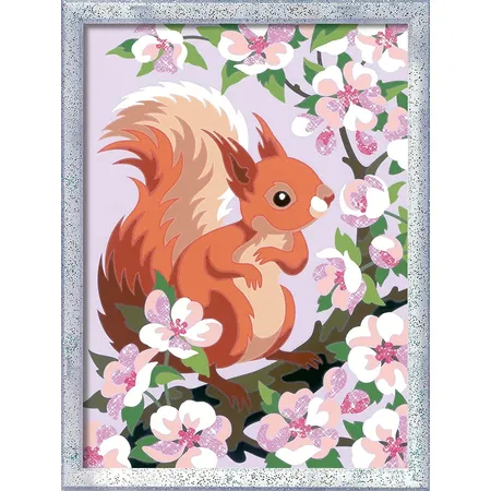 Ravensburger Malen nach Zahlen -gieriges Eichhörnchen