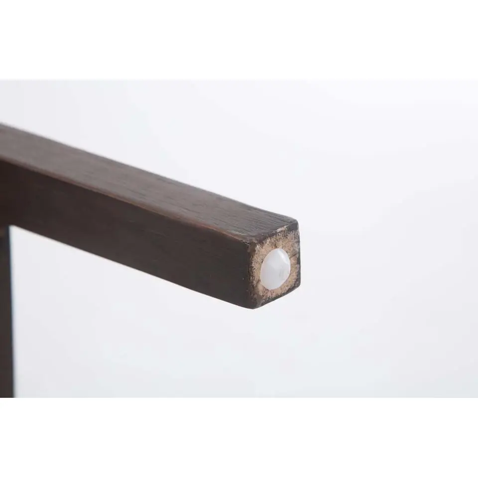 CLP Barkruk Louise antiek Frame - Stof - creme