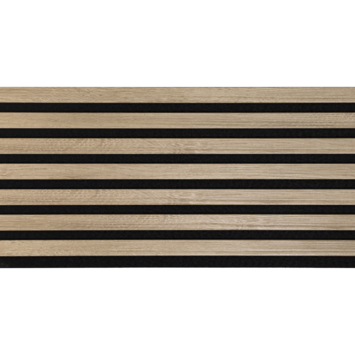 Lattenwand Decowall Acoustic vergrijsd eiken 260x30cm,2 stuks (1.56m2)