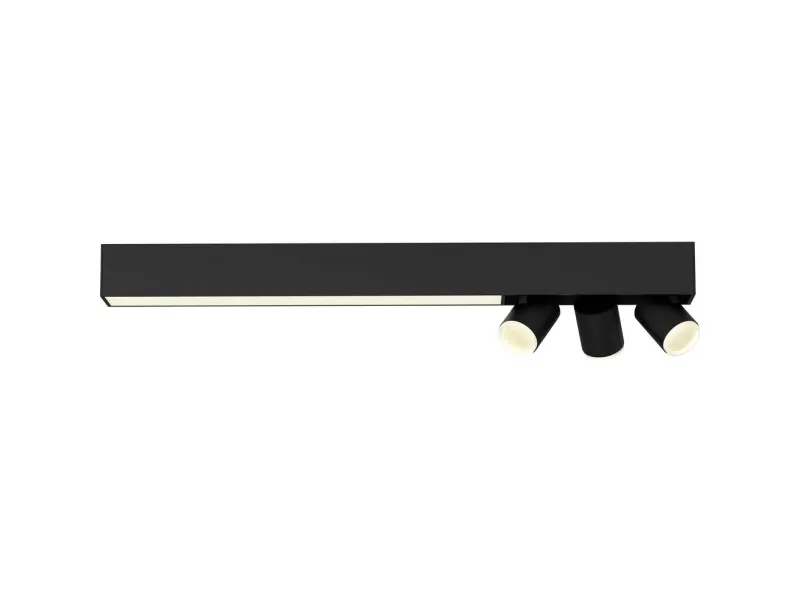 Philips Hue White and Color Ambiance Centris - Loftsspotlys - LED-lyspære/LED - total: 53.1 W - 16 millioner farver/varm hvid til køligt dagslys - 2000-6500 K - sort