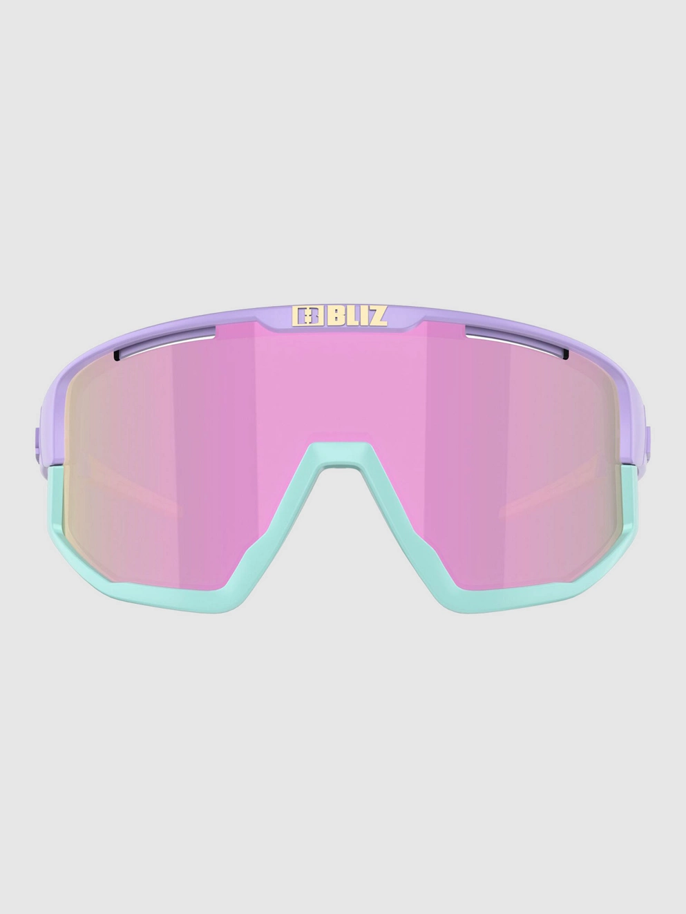 BLIZ Active Eyewear Fusion Matt Pastel Purple Sunglasses brown w pink multi