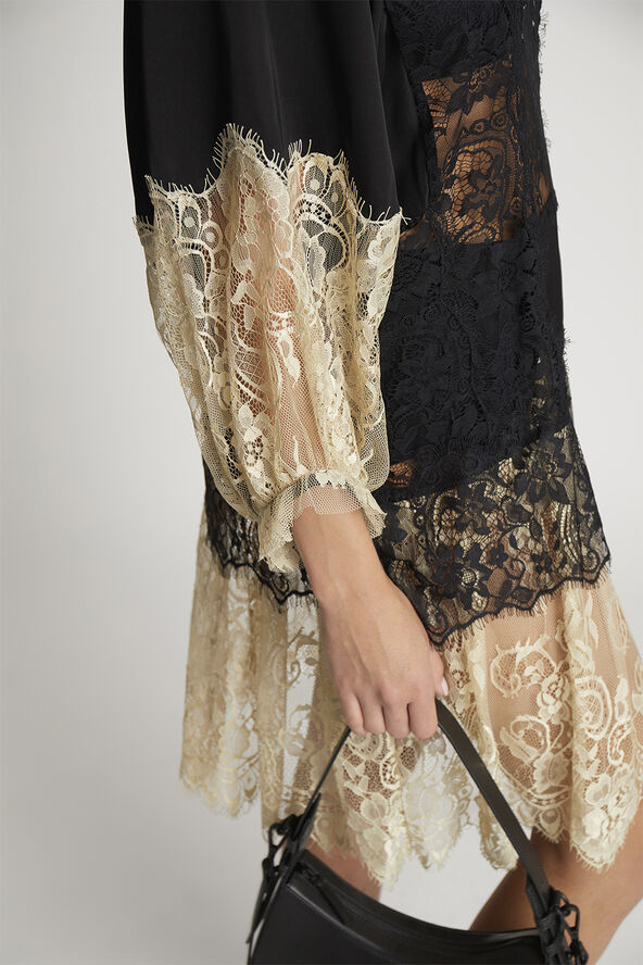 MUNTHE SAGOS Lace Dress Black
