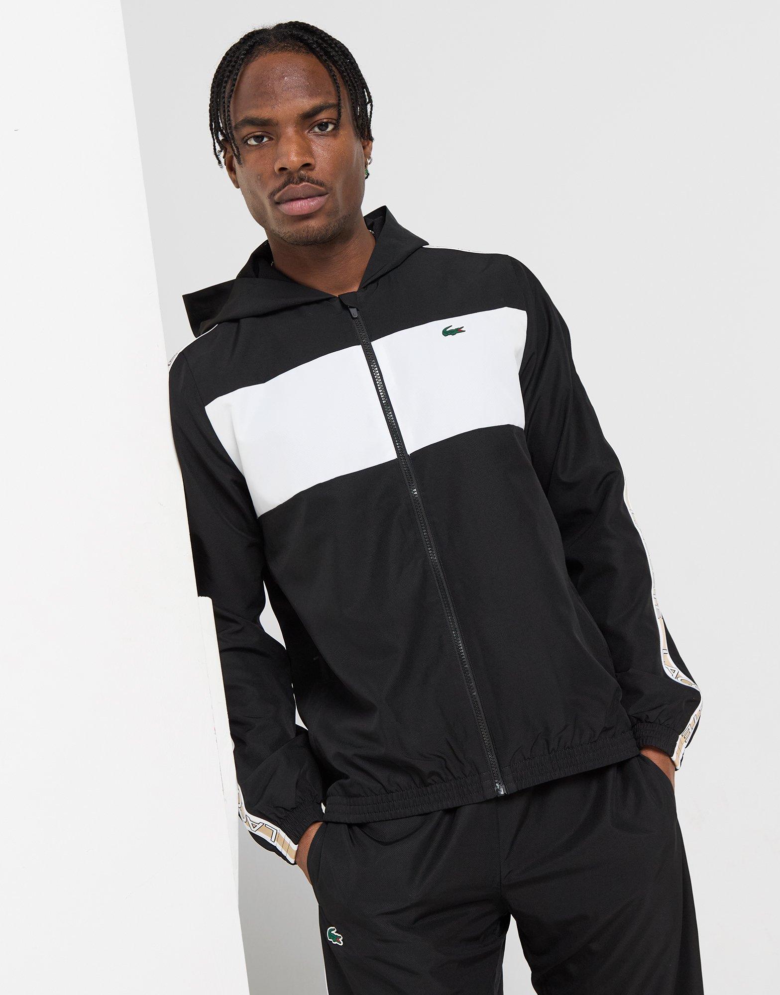 Lacoste Sweat à capuche Colour Block Taffeta Zippé
