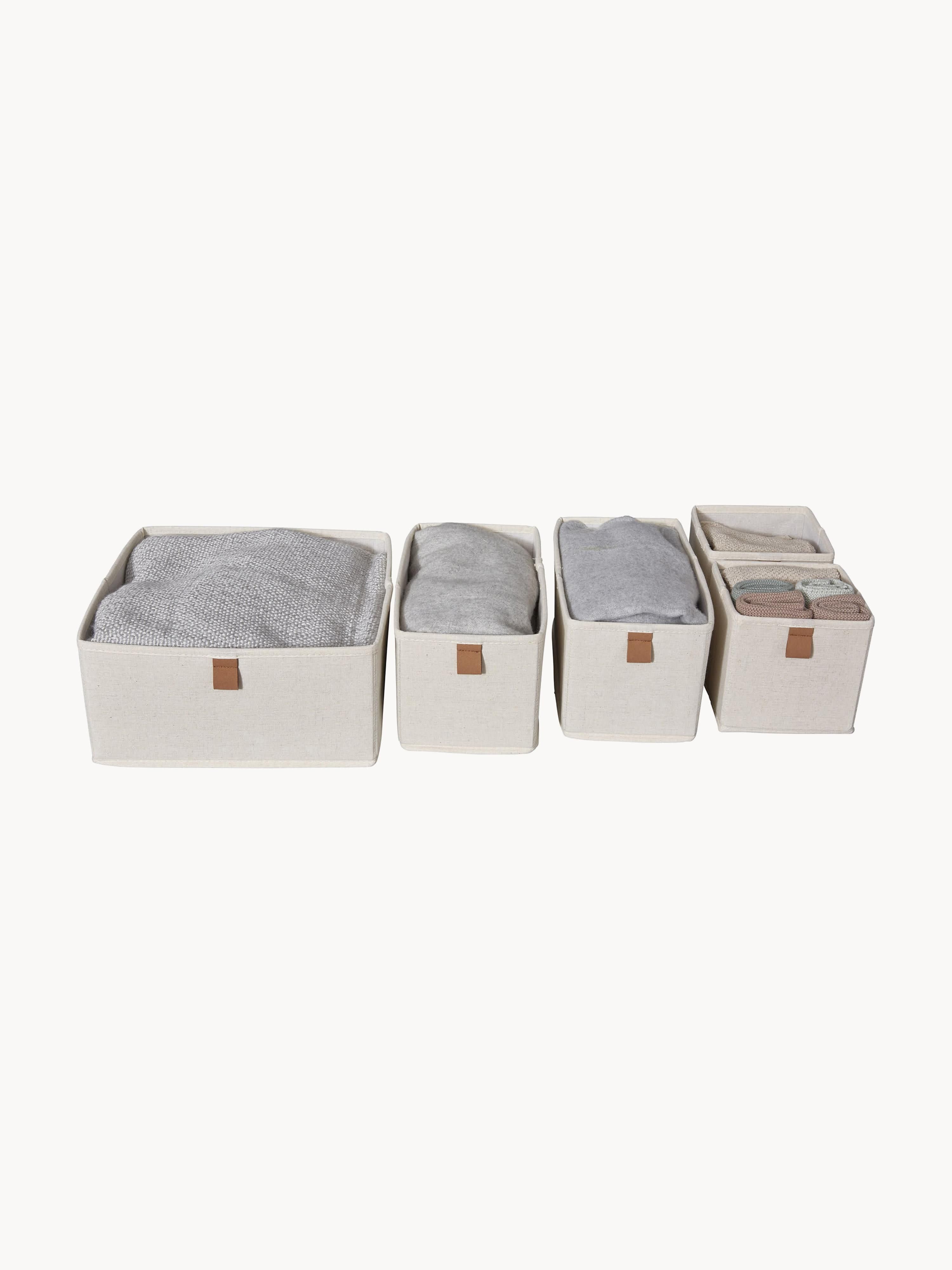Opbergdozen Premium, 5 stuks