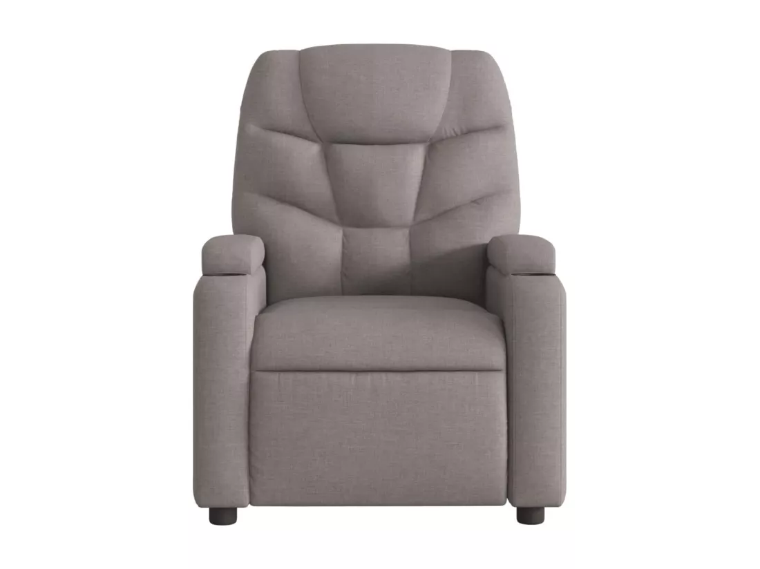Fauteuil inclinable Taupe Tissu