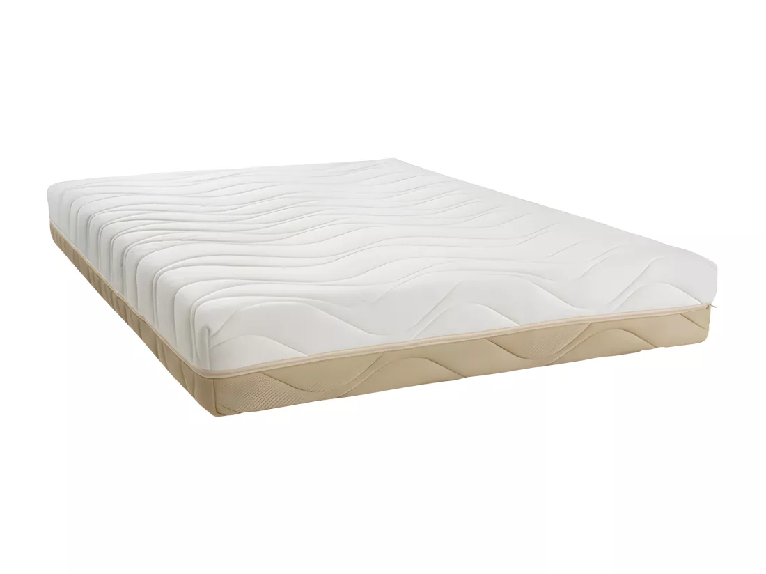 NUIT DE COTON | Matelas 4 SAISONS 140x190 cm | Mousse avec mémoire de forme