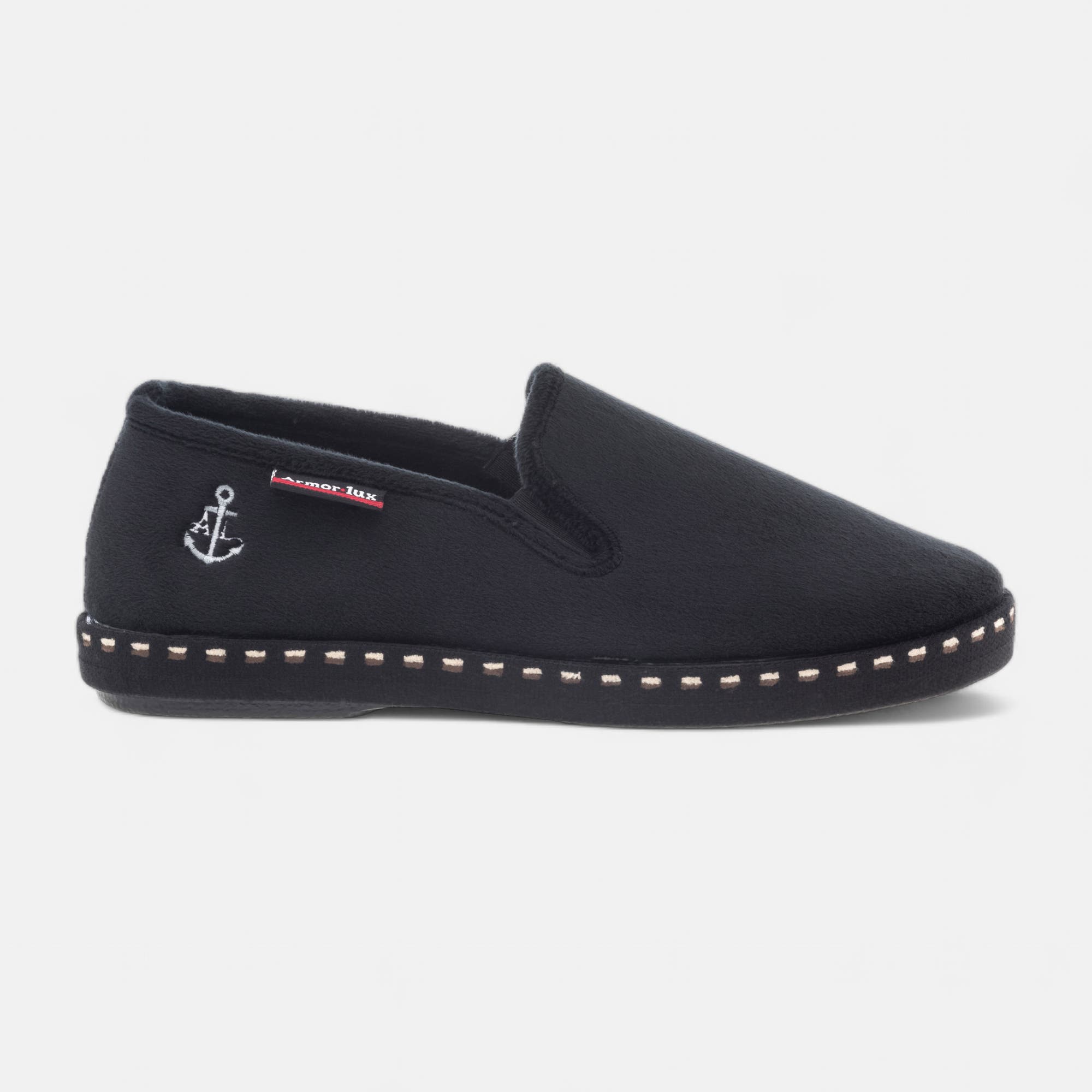 Pantoufles pieds sensibles Homme noir