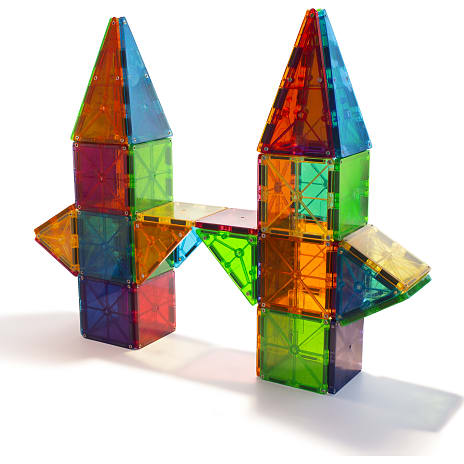 Magna-Tiles magnetisk byggesæt - 100 dele