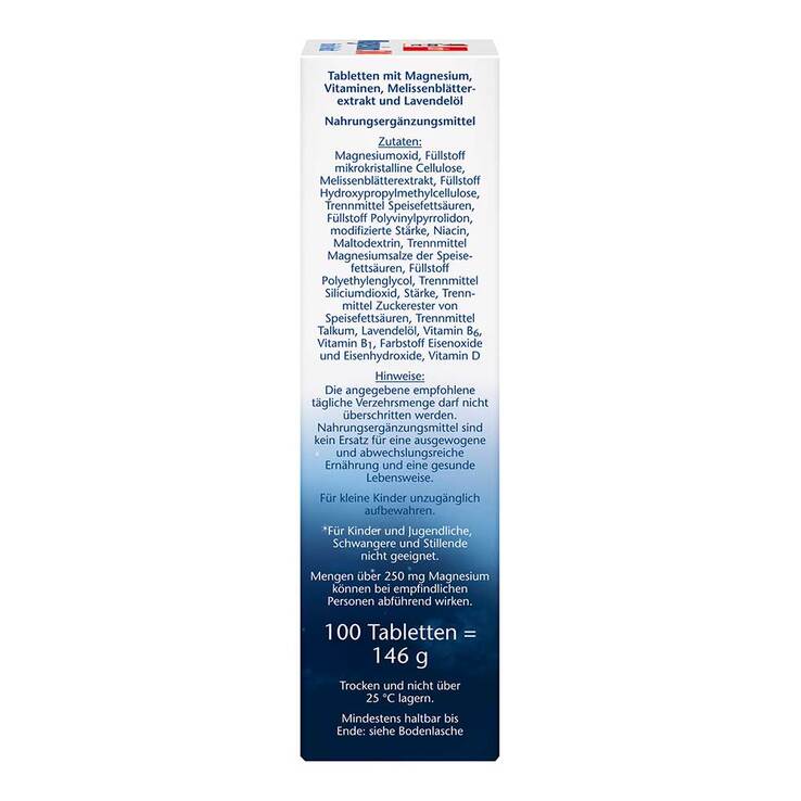 Doppelherz Magnesium 500 Nacht Tabletten, 100 St