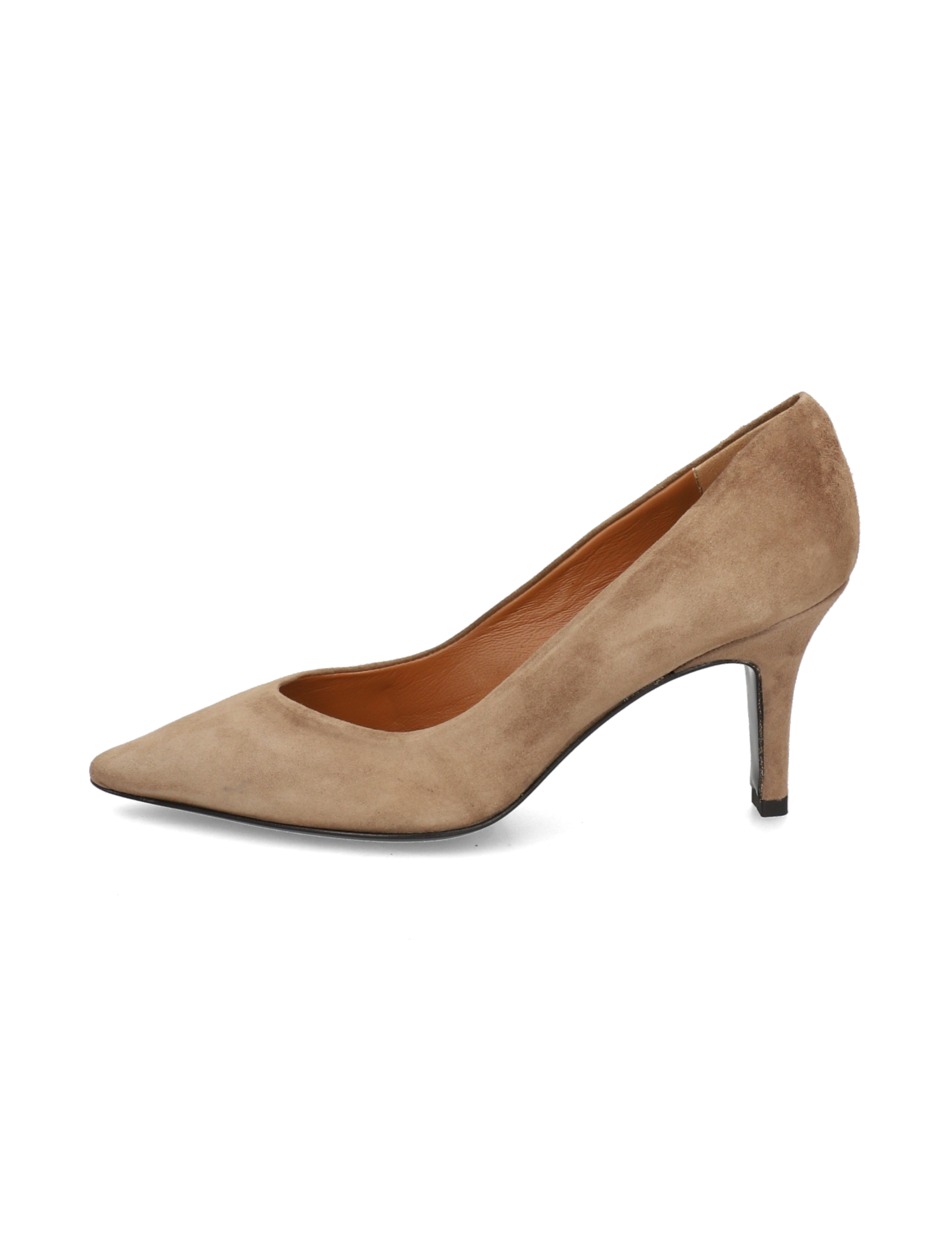 Veloursleder Pumps