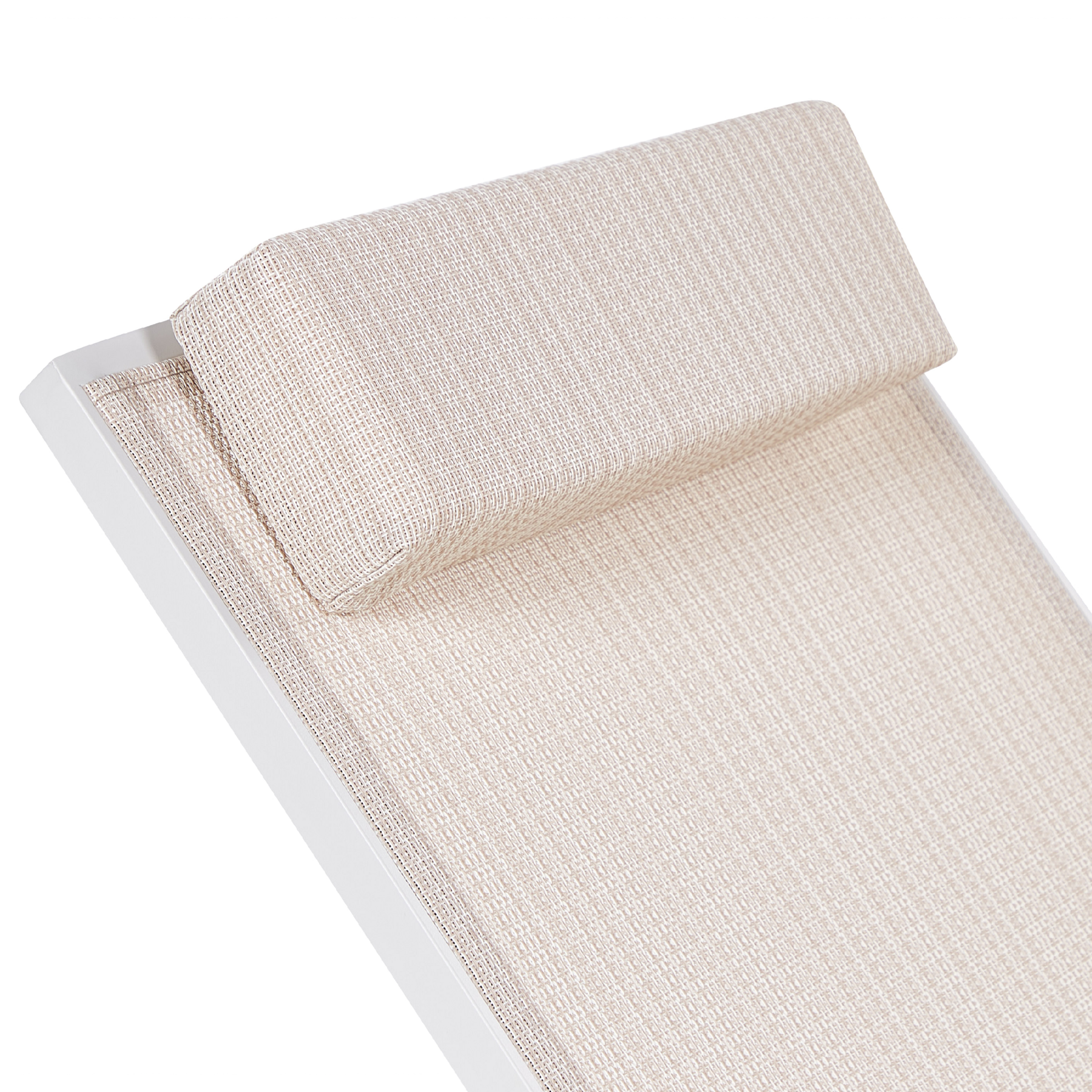 Beliani - CATANIA II  - Ligstoel - Beige - Aluminium