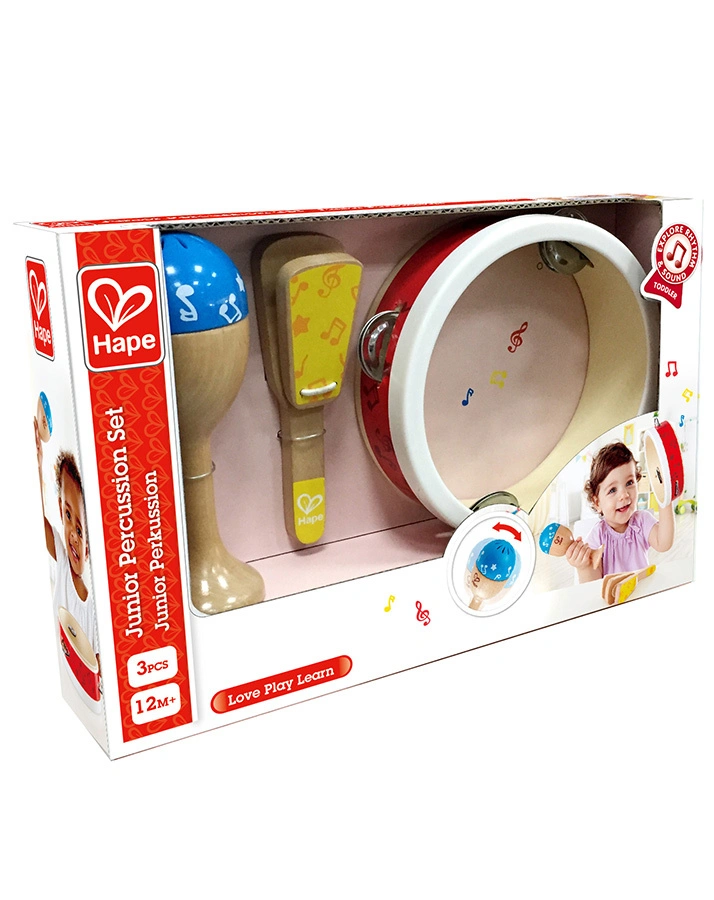 Perkussion-Set JUNIOR 3-teilig aus Holz