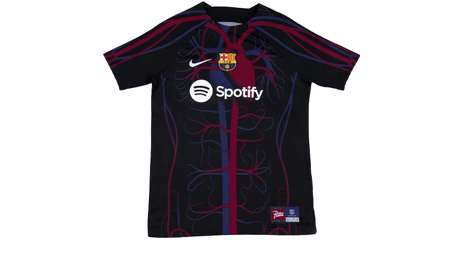 Nike Patta Barcelona FC Culers del Món Spotify Logo Pre-Match Jersey