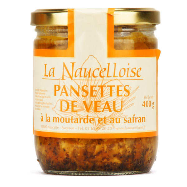 Pansettes de veau à la moutarde et au safran