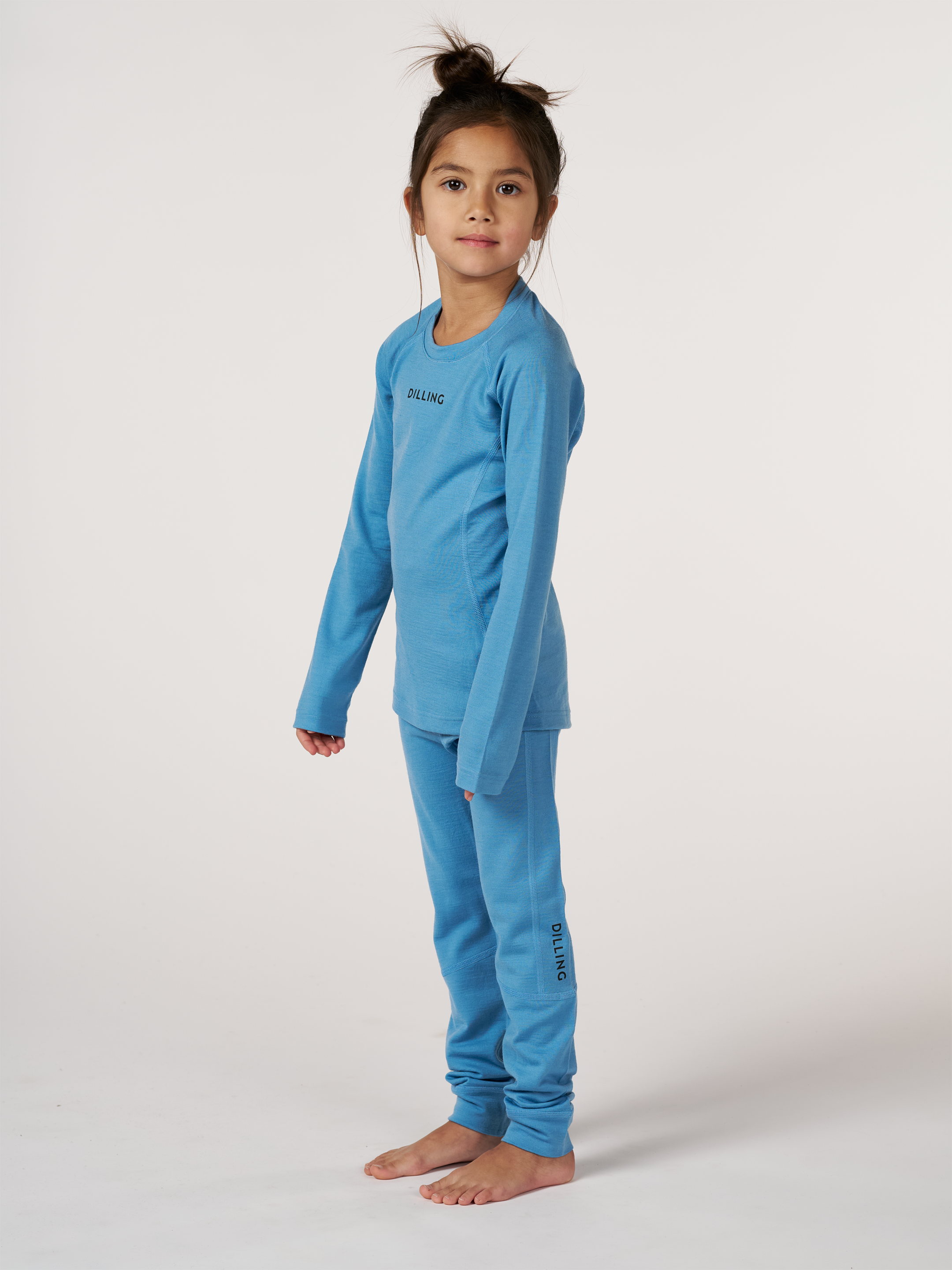 Shirt met raglanmouwen van merinowol voor kinderen