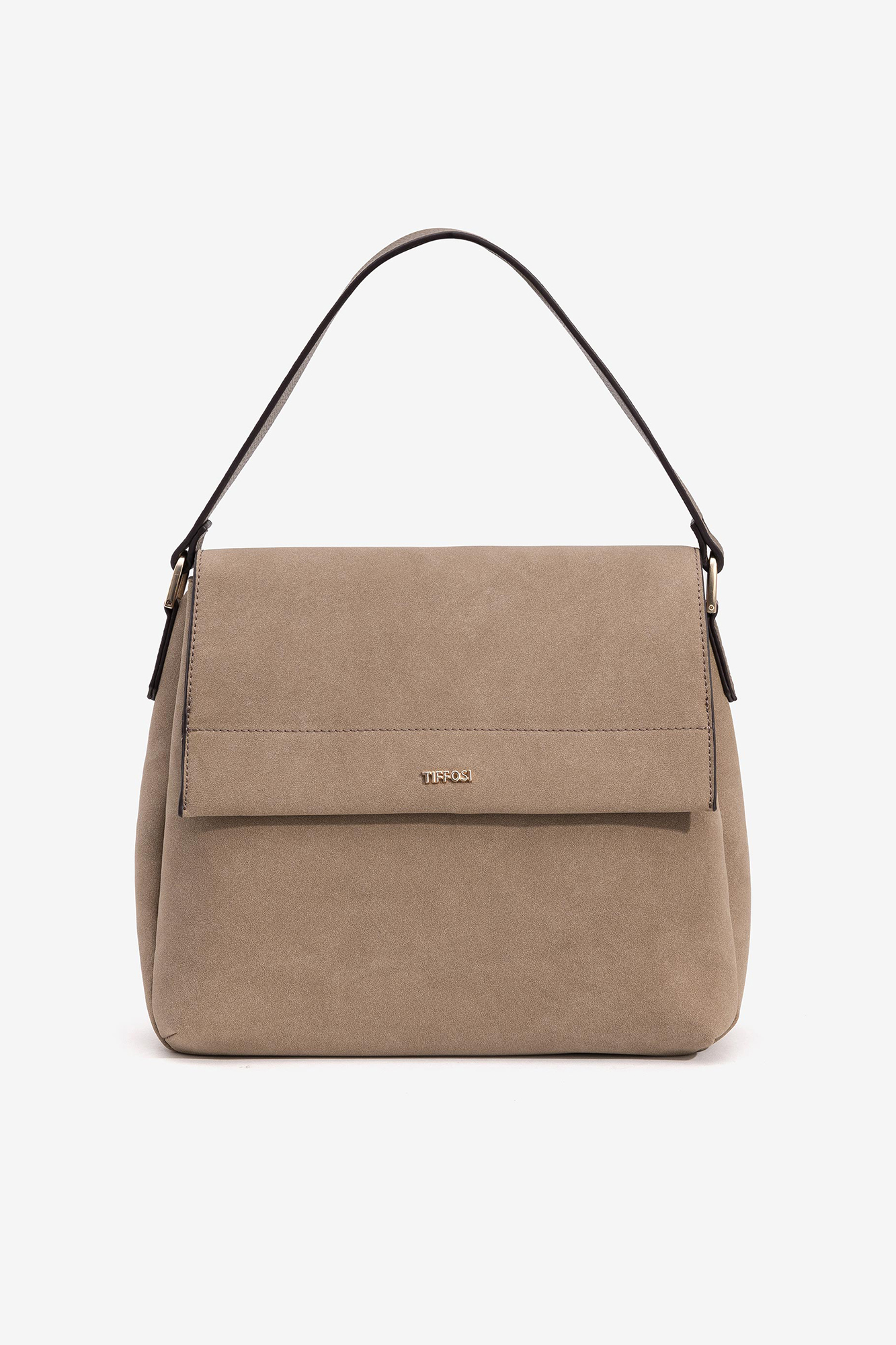 Bolsa transversal com aba