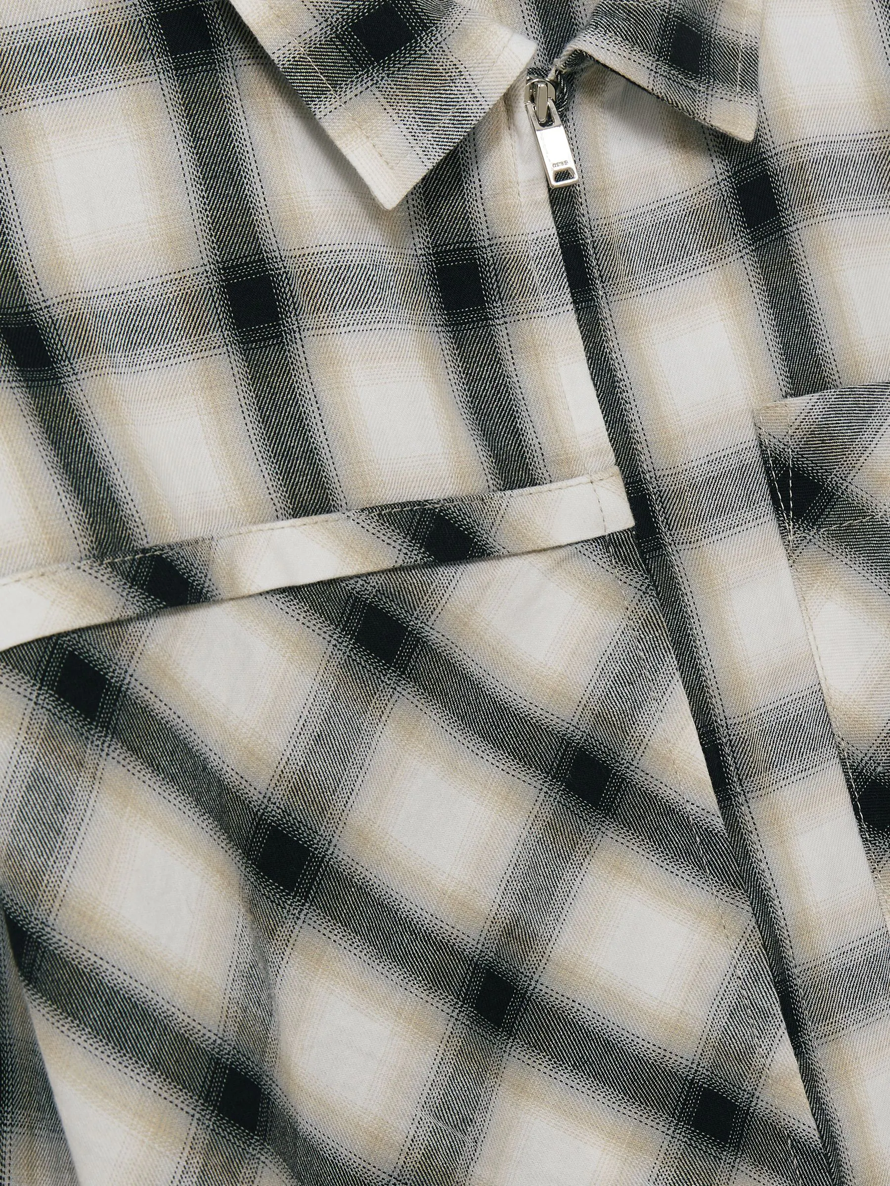 Reiss Ulla 100% Cotton Oversized Check Shirt
