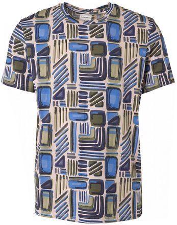 No Excess T-Shirt Print Blauw 20340450-137 kopen