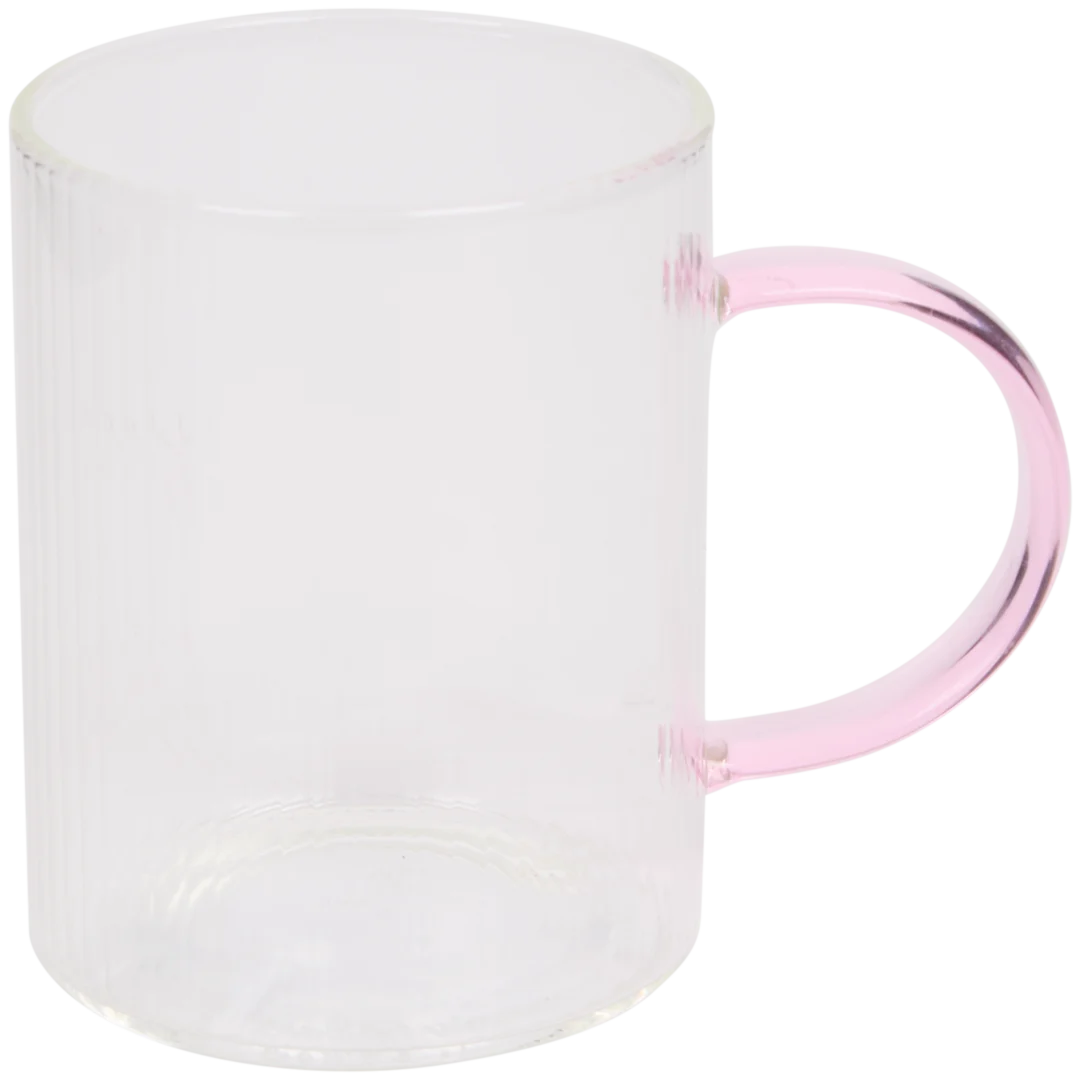 Theeglas met gekleurd oor Diverse kleuren