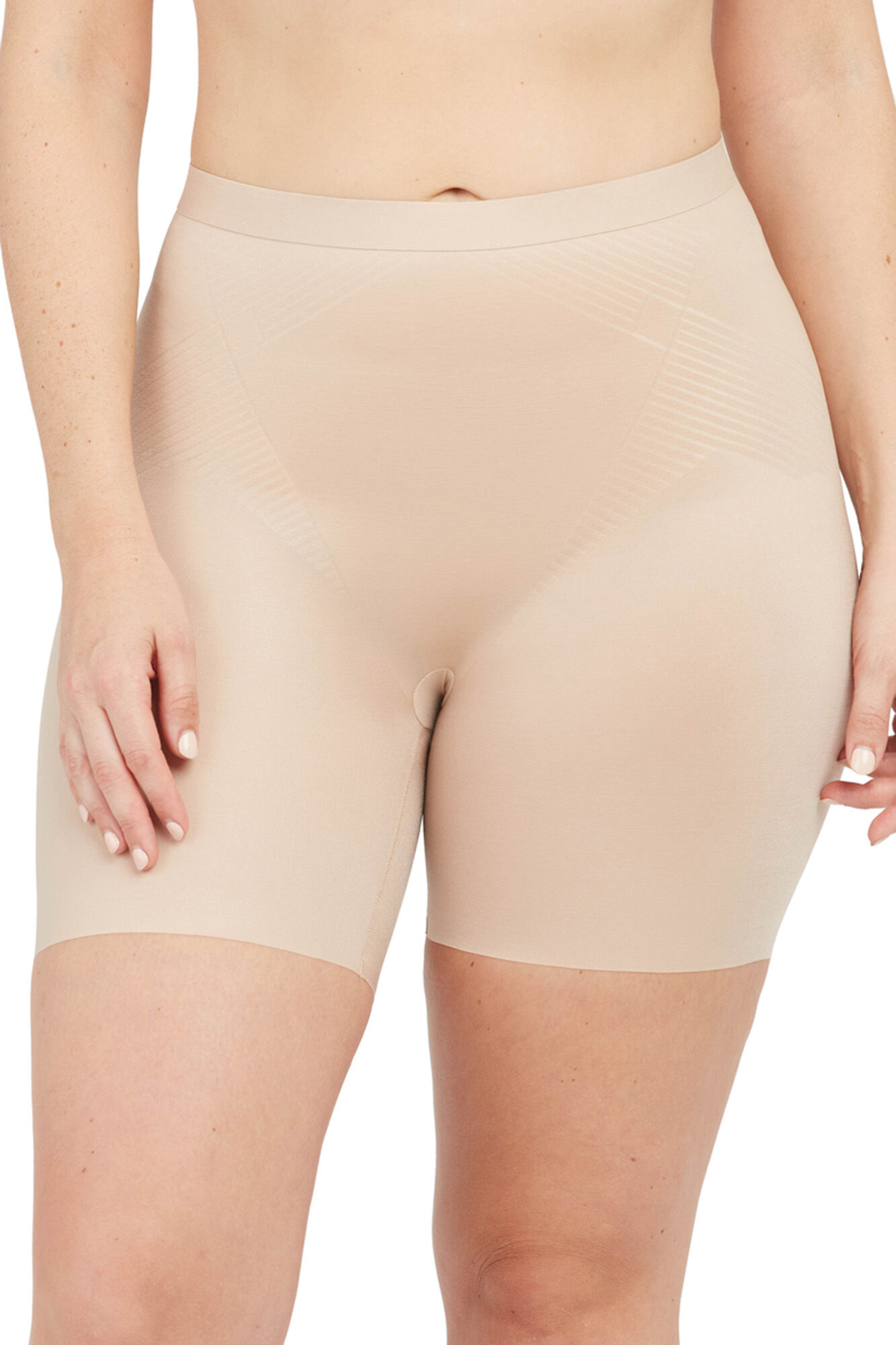 Cinto modelador de cintura para calças curtas - Nude