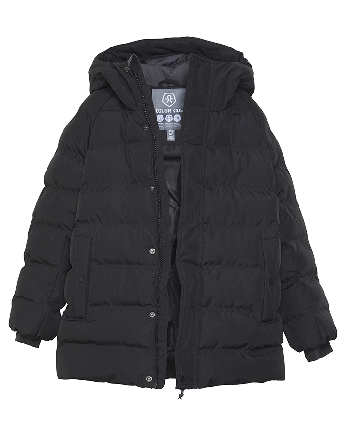 Steppjacke OMSLUTT in schwarz